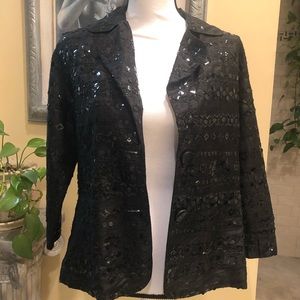 Chico’s Black 2 Button Dress Jacket